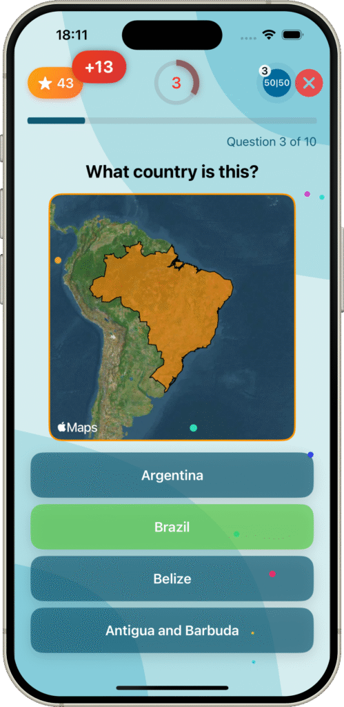 Geo Quest Map Quiz Game